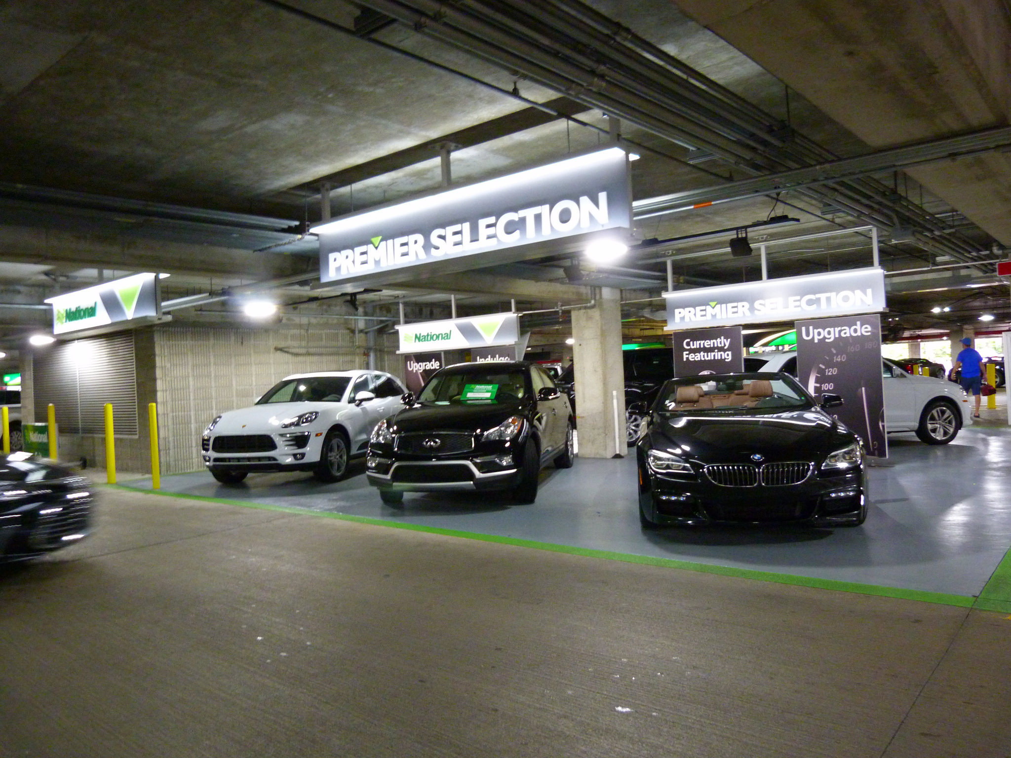 A National Car Rental car selection at Orlando International Airport. Orlando International Airport – Photo: Rusty Clark ~ 100K Photos via Flickr, used under Creative Commons License (By 2.0)